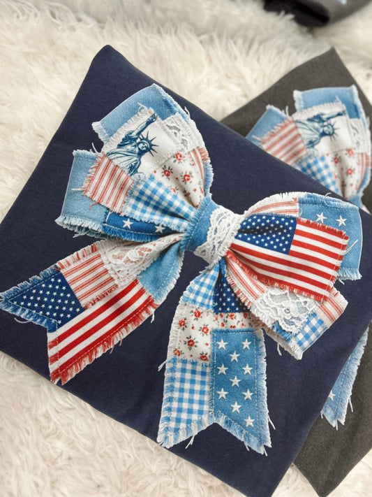 Americana Bow Graphic Tee