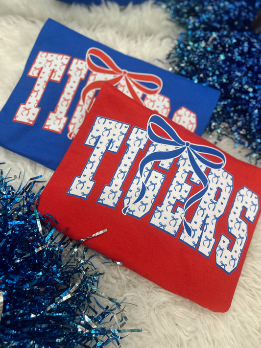 Tigers with Bow Graphic Tee