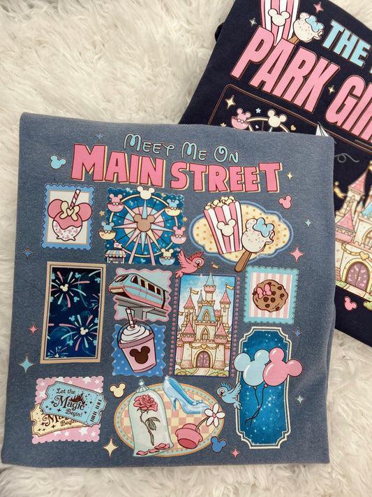 Meet Me On Main Street Graphic Tee