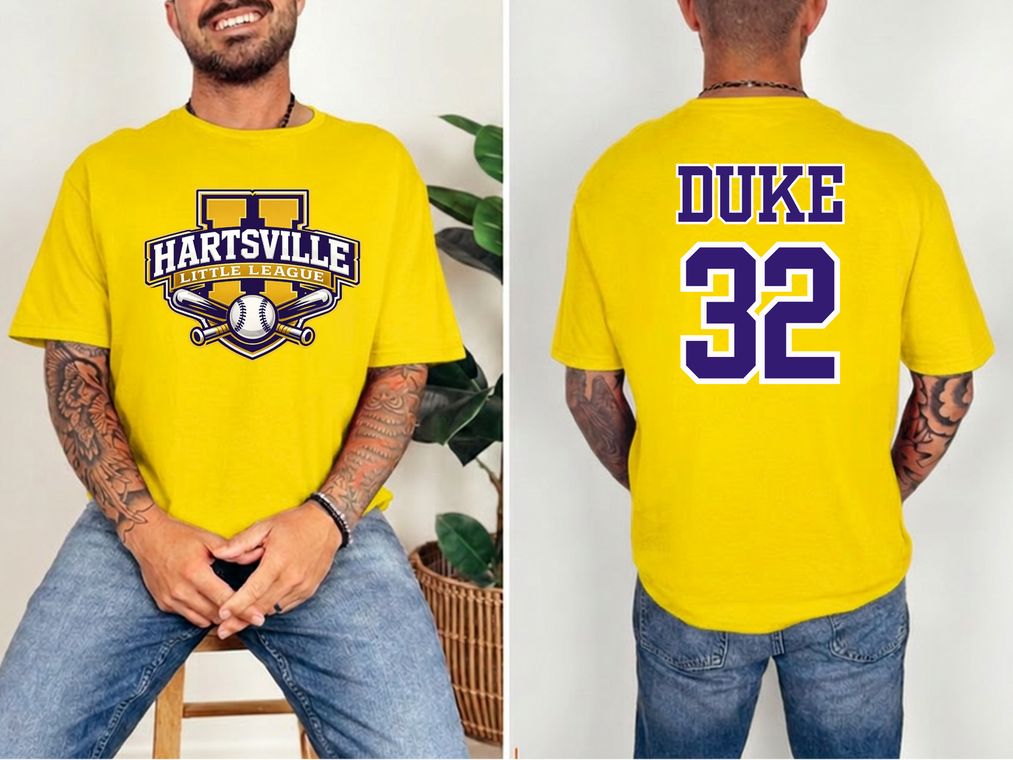 Hartsville Little League All Stars - Logo Yellow