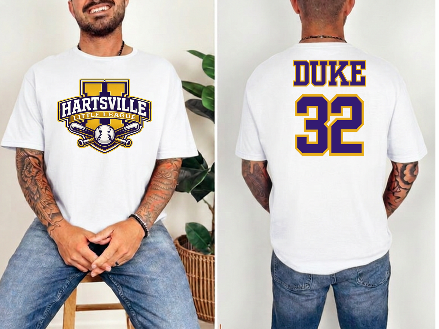 Hartsville Little League All Stars - Logo White