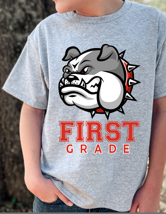 Back To School Bulldog Graphic Tee