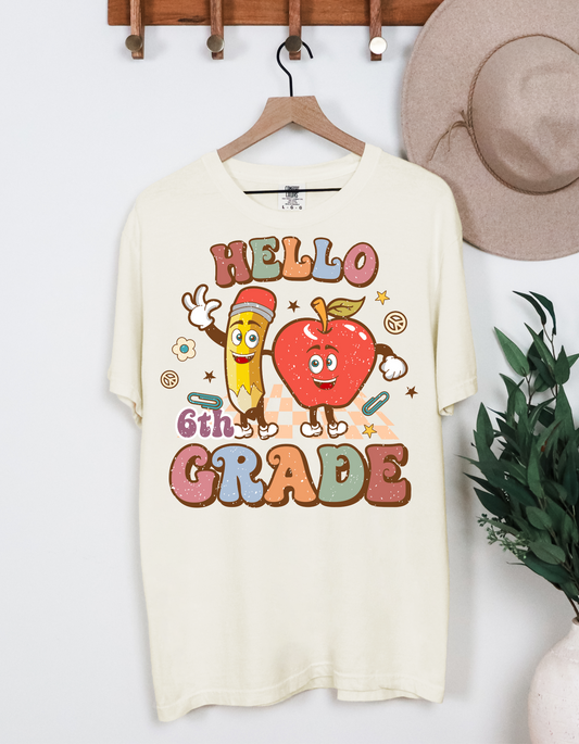 Back To School Banana Apple Graphic Tee