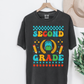 black tee with grade