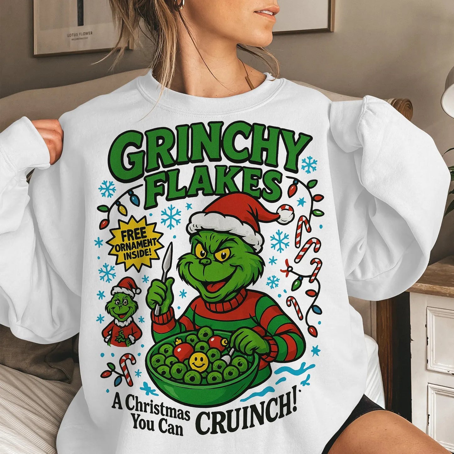 Grinchy Flakes Graphic Tee