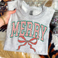Merry Bow Graphic Tee