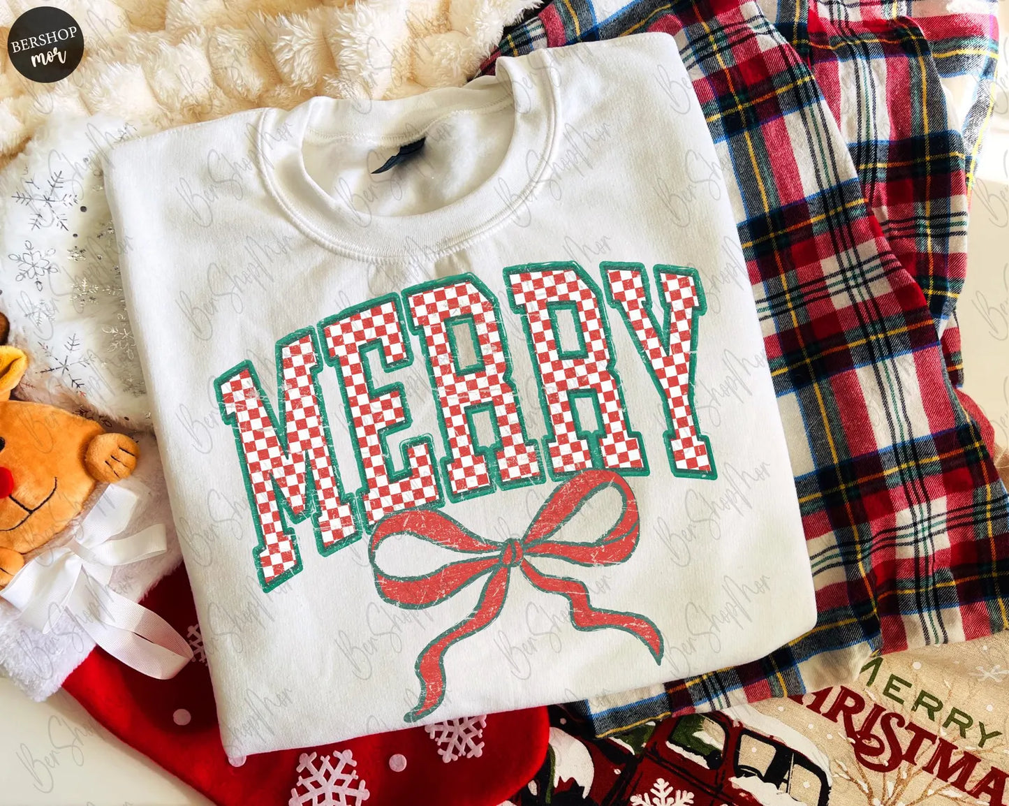 Merry Bow Graphic Tee