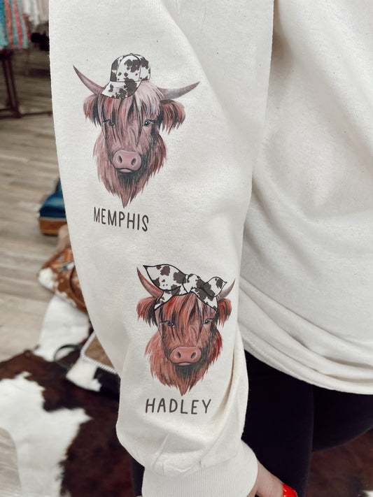 Love My Herd Long Sleeve/Crewneck - Customizable