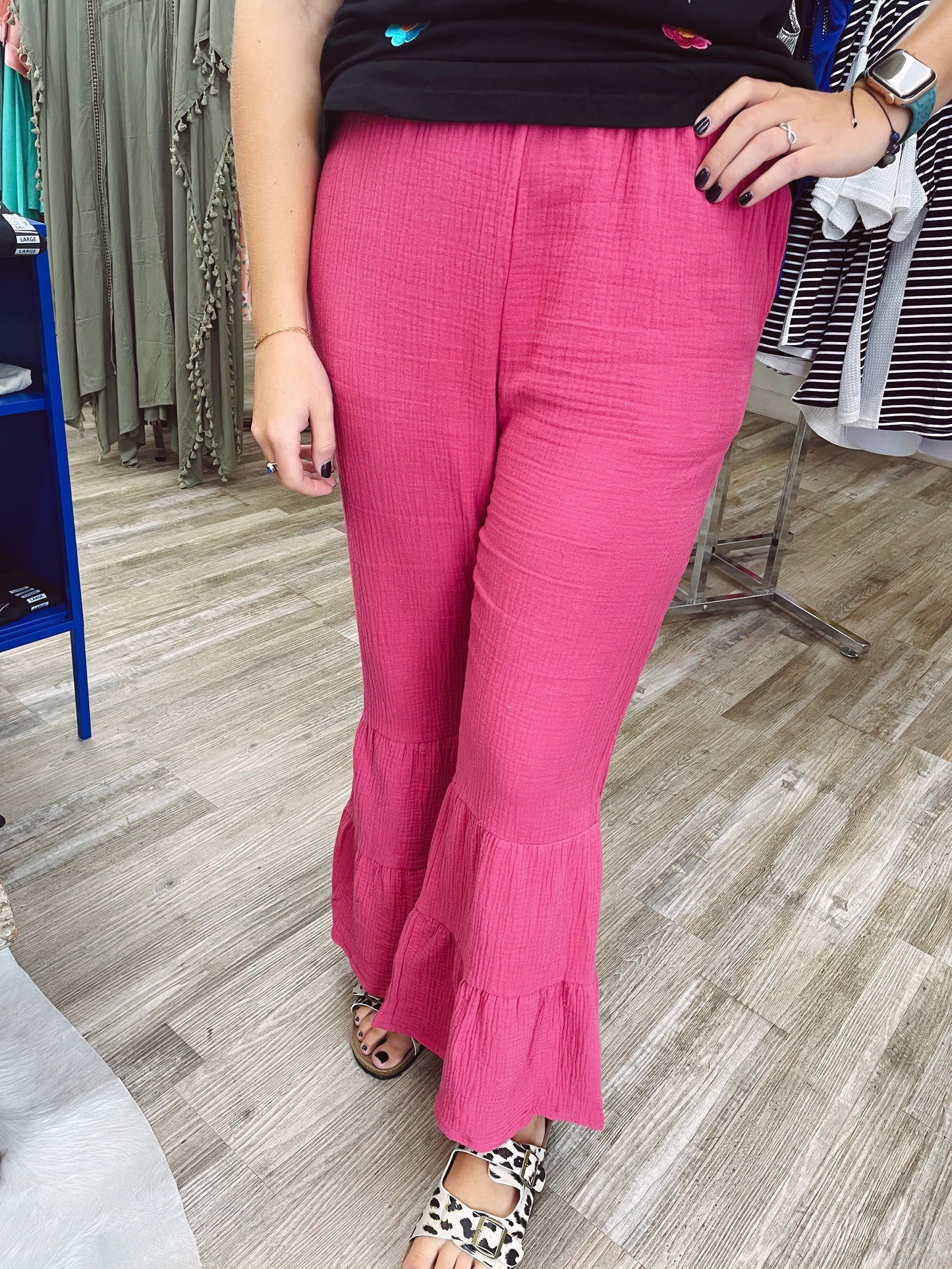 Someday Maybe High Waist Bell Bottoms - 2 Colors