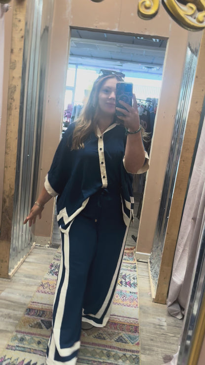 Love You More 2 Piece Set - Blue
